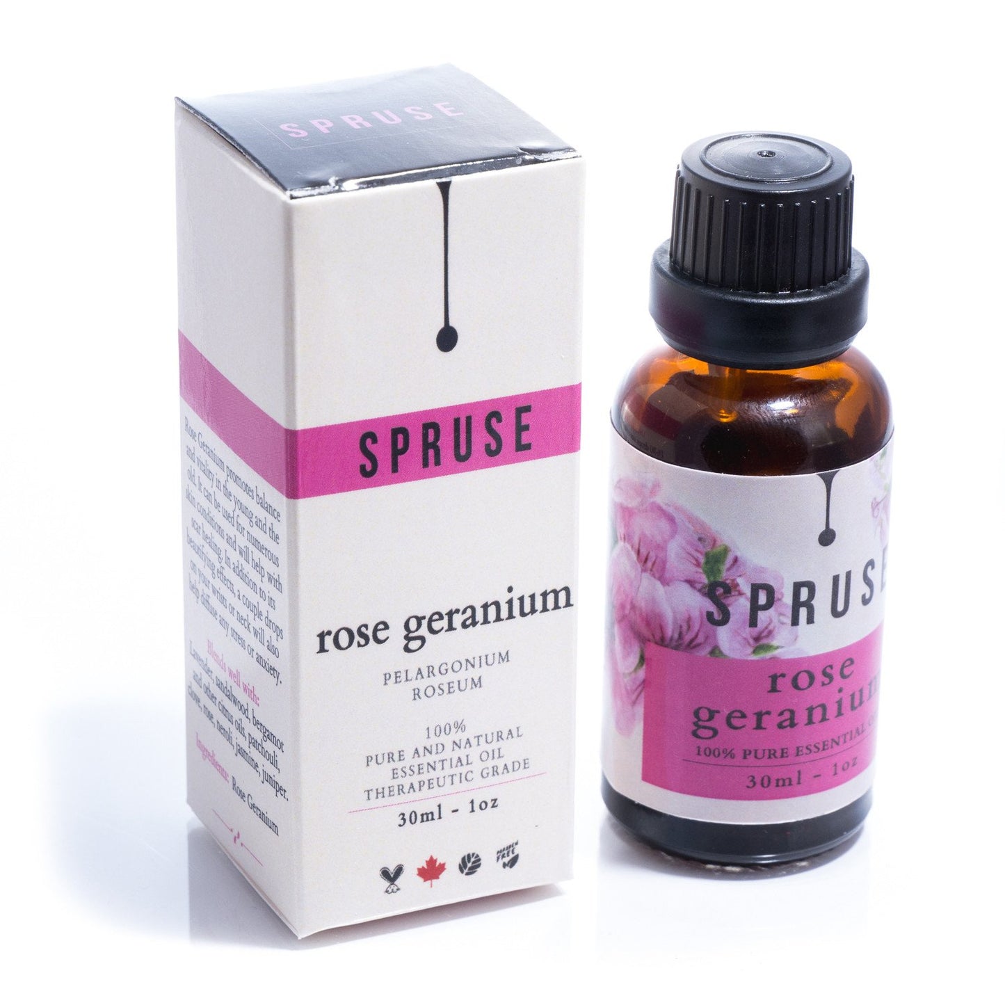 Rose Geranium Essential Oil - Spruse Essentials